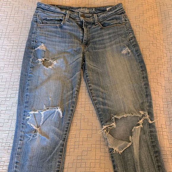 American Eagle Outfitters Distressed Denim Super Skinny Jeans - Picture 3 of 7